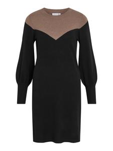 VILA Вязаное платье 'VIKerry' в черном цвете