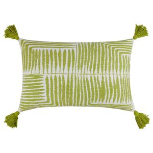 Подушка BUTLERS GAIA, хлопок/полиакрил - зеленый