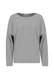 Джемпер Sublevel BEQUEMER MIT STRUKTUR IN KLASSISCHEM DESIGN, Grau/Grey