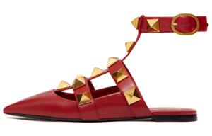 Valentino Женские повседневные туфли Roman Stud, красные