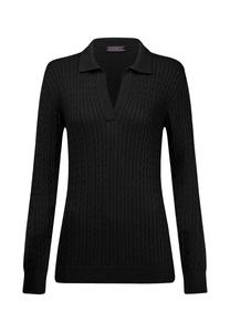 Поло Felix Hardy WITH A PATTERN AND COLLAR, Black