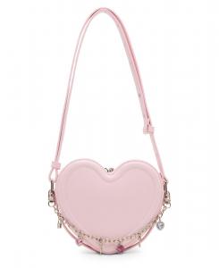 Мини-сумка через плечо Fran Heart Madden Girl, Rose