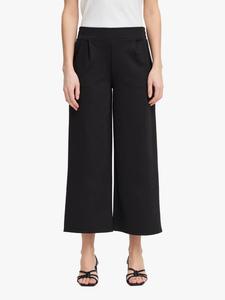 Укороченные широкие брюки кейт ICHI, черный