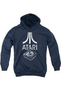 Молодежная толстовка с логотипом джойстика Atari Gildan, темно-синий