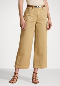 Брюки Lauren Ralph Lauren STRETCH CHINO WIDE LEG CROPPED PANT, Camel