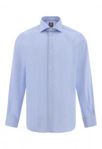 Рубашка на пуговицах классического кроя Boggi Milano, светло-голубой