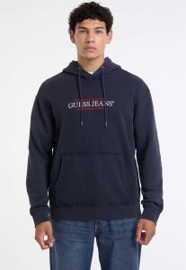 Худи Guess Jeans LOGO, Dunkelblau/Dark Blue