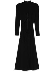 Платье миди с вырезом NISSA, черный