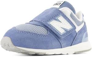 Кроссовки New Balance 574 New-b для маленьких мальчиков на липучке, белый/синий