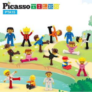 PICASSOTILES 15 ШТ. Фигурки персонажей Picassotiles