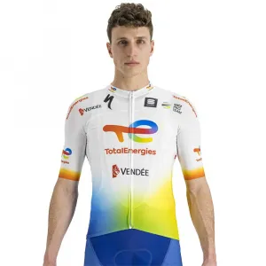 Джерси Sportful Total Energies Team short sleeve, белый