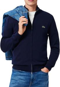 Lacoste мужской свитер из основной коллекции, классический, с длинным рукавом и воротником-водолазкой, Regular Fit, Navy Blue