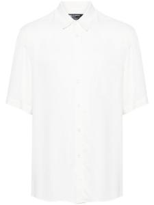 Саржевая рубашка с классическим воротником Patrizia Pepe, белый