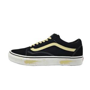 Vans Old Skool устойчивые к истиранию низкие кроссовки для скейтбординга унисекс black yellow