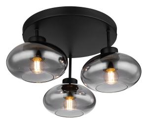 Потолочный светильник Globo, 40x24 см, черный