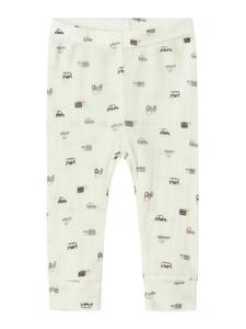 NAME IT Леггинсы с зауженным низом 'NBMWang' в белом цвете