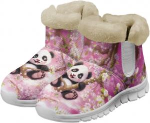 Psesaysky Женские зимние ботинки с белой подошвой, мини-ботинки с теплой меховой подкладкой, уличная обувь, удобные ботильоны, зимние ботинки