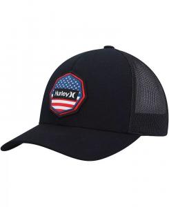 Мужская черная кепка Ultra Destination United States Trucker Snapback Hurley, черный
