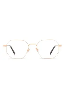 Очки Lewis 41 в геометричной оправе Police, золотой