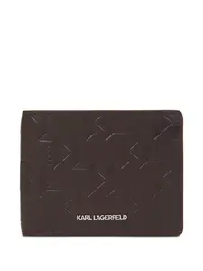 Складной кошелек K/Loom Karl Lagerfeld, коричневый