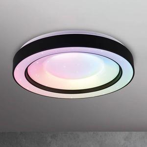 Светодиодный потолочный светильник Reality Leuchten Arco, пластик - черный - 1 пламя