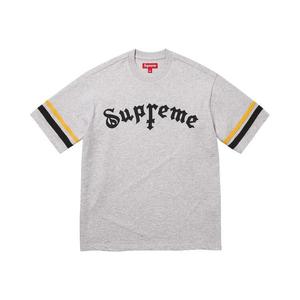 Топ Supreme Cross Short-Sleeve Top 'Heather Grey'