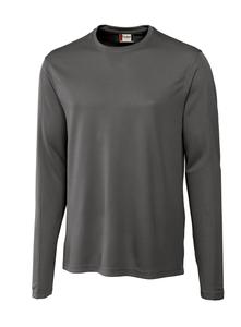 Мужская футболка Clique Ice Pique с длинным рукавом Tech, цвет titan