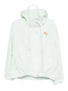 Куртка с капюшоном и цветочным принтом KENZO, зеленый