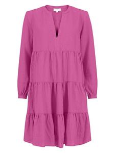 Длинное платье FYNCH-HATTON Leinen, розовый