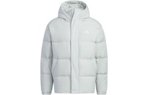 Куртка Adidas Puffy Daily Down, серебристо-серый