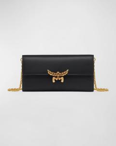 Кожаный кошелек Laurel на цепочке MCM, цвет Black