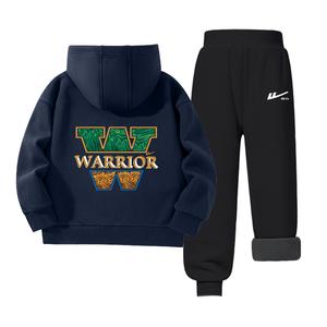 Детская повседневная спортивная одежда WARRIOR, темно-синий/h pleated english b+h silicone magnetic белый k-черный/h silicone magnetic белый k