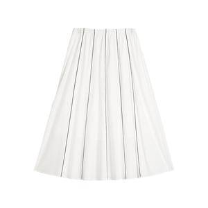 ELLE Повседневная длинная юбка Women's White