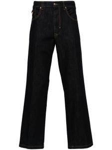 Зауженные джинсы средней посадки Versace Jeans Couture, синий