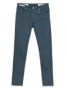 Брюки Sartoria Tramarossa с нашивкой-логотипом, синий