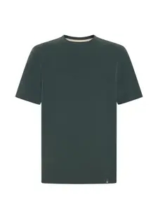 Футболка из пике с аппликацией Boggi Milano, зеленый