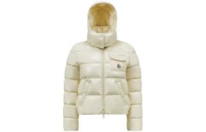 Пуховик женский светло-желтый Moncler