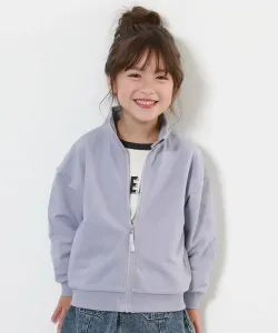 Куртка-кардиган из 100% хлопка, мини-флис, воротник-стойка, молния, модель 2025AW Devirock, цвет G Blue