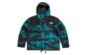 Уличная куртка унисекс THE NORTH FACE, цвет Blue with Black Lettering