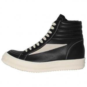 RICK OWENS Женские высокие скейтерские кроссовки RO черные