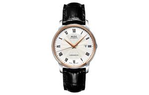 MIDO Часы Baroncelli Collection Automatic Mechanical Movement мужские, 39 мм, белый циферблат
