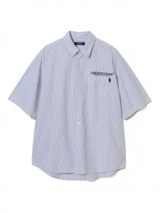 Рубашка в полоску с карманом Undercover, белый