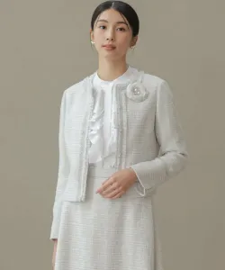 Твидовый жакет Lame Loop Mall Suite L, цвет Light Gray [003]