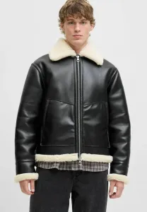 Куртка из искусственной кожи Jack & Jones, Black