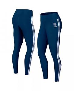 Женские леггинсы Tennessee Titans с цветными блоками, темно-синего цвета WEAR by Erin Andrews