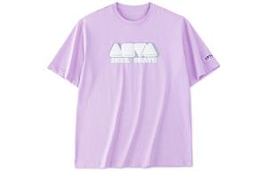 ANTA Футболка Life Collection унисекс светло-розовая фиолетовая