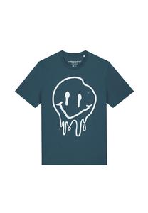 Футболка с принтом SMILEY watapparel, бирюзовый