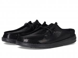 Балетки Hey Dude Wendy Slip Sequin, черный