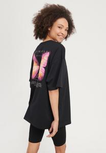 Футболка с принтом Even&Odd, черный