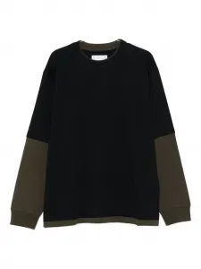 Футболка в двух цветах SACAI, черный